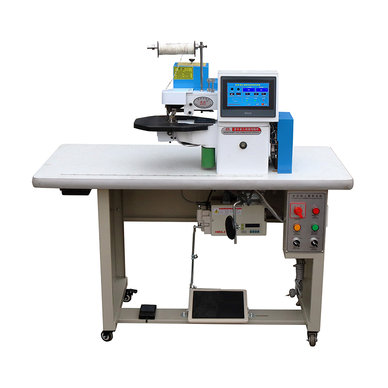 6.HM-288C touch screen fully automatic gluing and folding machine